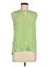 Tibi Green Sleeveless Blouse Size 8 - photo 1