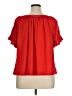 Max Studio Red Short Sleeve Top Size 1X - photo 2