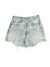 AGOLDE 100% Cotton Blue Denim Shorts Size 24 waist - photo 1