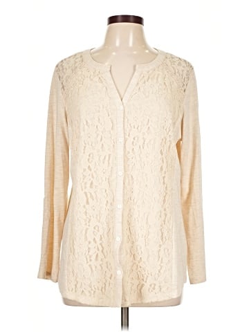 Style&Co Long Sleeve Button-Down Shirt (view 1)