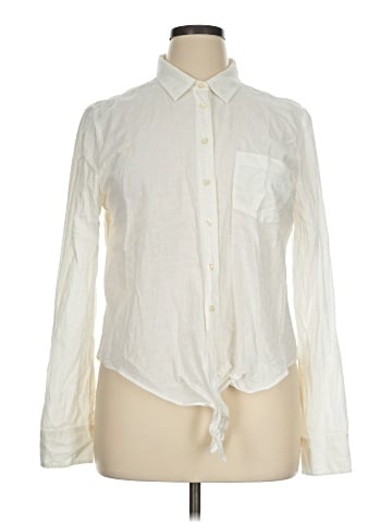 J.Crew Factory Store Long Sleeve Button-Down Shirt (view 1)