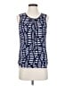 Anne Klein 100% Polyester Blue Tank Top Size 2 - photo 1