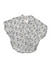 Levi's Floral Blue Short Sleeve Blouse Size 12 - 13 - photo 1