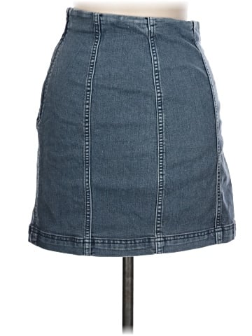 Free People Denim Skirt (view 2)