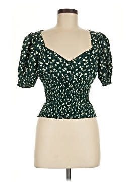 Reformation Short Sleeve Blouse