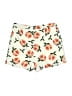 Le Lis 100% Polyester Print Ivory Shorts Size S - photo 2