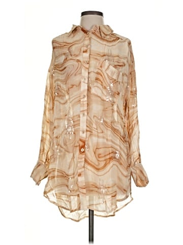 Pilcro Long Sleeve Blouse (view 1)