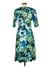 Connected Apparel Print Green Cocktail Dress Size 10 - photo 2