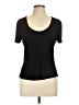 Lida Baday Black Short Sleeve Top Size L - photo 1