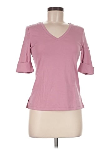 Lauren by Ralph Lauren 3/4 Sleeve T-Shirt (view 1)