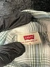 Levi's 100% Cotton Checkered-gingham Green Long Sleeve Button-Down Shirt Size S - photo 7