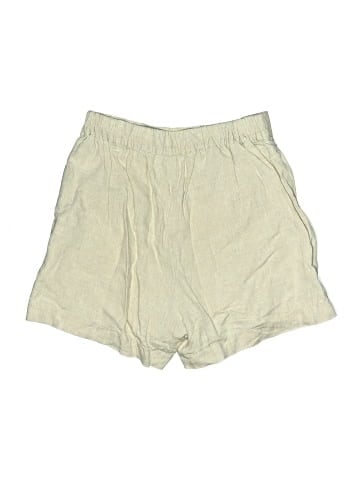 Madewell Clean Pull-On Shorts in 100% Linen (view 2)