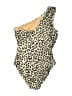 J.Crew Animal Print Tan One Piece Swimsuit Size 6 - photo 2