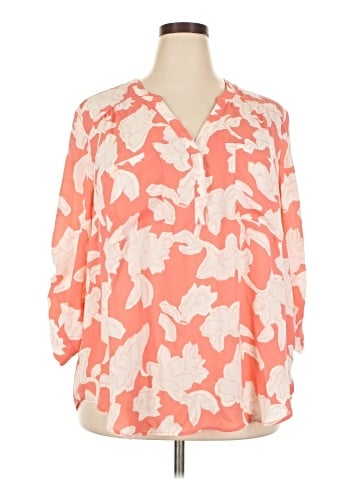 Torrid 3/4 Sleeve Blouse (view 1)