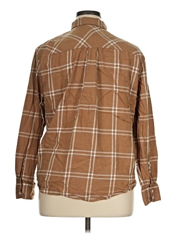 J.Crew Factory Store Long Sleeve Button-Down Shirt (view 2)