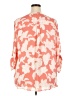 Torrid 100% Polyester Orange 3/4 Sleeve Blouse Size 3X Plus (3) - photo 2