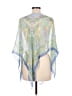 Talbots Green Blue Poncho One size - photo 2