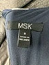 MSK 100% Polyester Polka Dots Blue Casual Dress Size 8 - photo 7