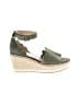 Crown Vintage Green Wedges Size 8 1/2 - photo 1