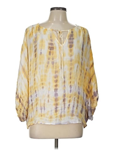Young Fabulous & Broke 3/4 Sleeve Blouse (view 1)