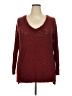 Charlotte Russe 100% Acrylic Burgundy Pullover Sweater Size 2X - photo 1