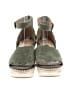Crown Vintage Green Wedges Size 8 1/2 - photo 2