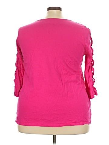 Roaman's 3/4 Sleeve T-Shirt (view 2)