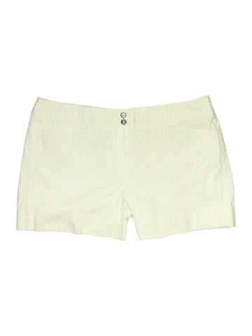 White House Black Market Khaki Shorts (view 1)