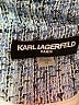 Karl Lagerfeld Paris 100% Polyester Tweed Blue Blazer Size 12 - photo 6