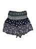 Aqua 100% Rayon Paisley Blue Shorts Size XS - photo 2
