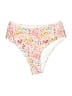Unbranded Floral White Swimsuit Bottoms Size M - photo 1