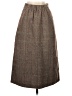 Assorted Brands Tweed Brown Formal Skirt Size 24 waist (estimated) - photo 2