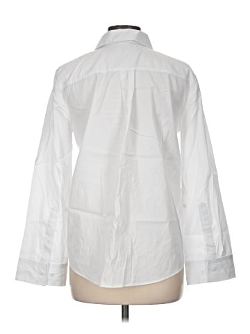 Madewell Relaxed Button-Front Shirt in Poplin (view 2)