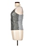 The Limited 100% Nylon Silver Sleeveless Top Size L - photo 5