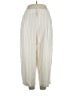 Scoop Stripes Ivory Linen Pants Size 14 - photo 1
