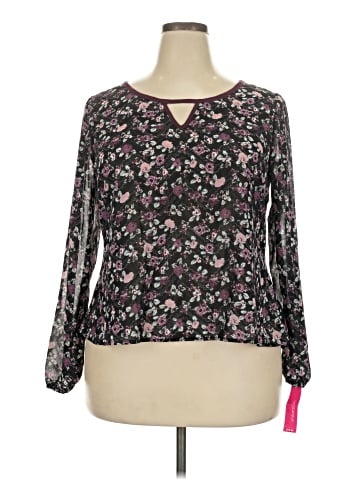 Xhilaration Long Sleeve Blouse (view 1)