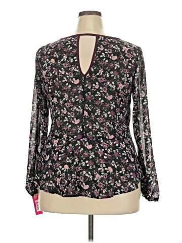 Xhilaration Long Sleeve Blouse (view 2)