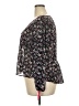 Xhilaration 100% Polyester Black Long Sleeve Blouse Size XXL - photo 5