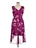 DKNY Paisley Purple Cocktail Dress Size 14 - photo 2