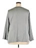 Ann Taylor 100% Polyester Gray 3/4 Sleeve Blouse Size XXL - photo 2