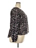 Xhilaration 100% Polyester Black Long Sleeve Blouse Size XXL - photo 4