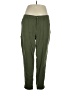 Old Navy 100% Cotton Solid Green Casual Pants Size 14 - photo 1
