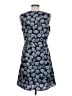 Maison Jules 100% Polyester Paisley Blue Casual Dress Size L - photo 2