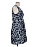 Maison Jules 100% Polyester Paisley Blue Casual Dress Size L - photo 4