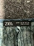 Zara 100% Polyester Stars Silver Teal Cocktail Dress Size M - photo 4