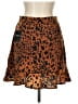 Forever 21 100% Polyester Animal Print Brown Casual Skirt Size L - photo 2