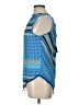 Socialite 100% Polyester Blue Sleeveless Blouse Size L - photo 5