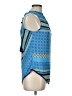 Socialite 100% Polyester Blue Sleeveless Blouse Size L - photo 4