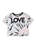 Justice Tie-dye Silver Short Sleeve T-Shirt Size M (youth) - photo 1