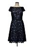 Nue by Shani 100% Polyester Stars Blue Cocktail Dress Size 10 - photo 1